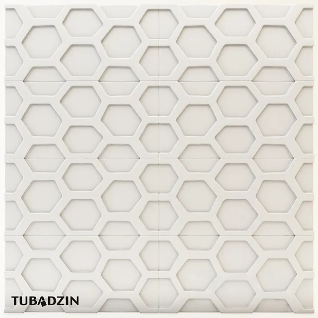 Ceramic tiles Tubadzin All In White 3D Model Ceramic tiles Tubadzin All In White 3D Model