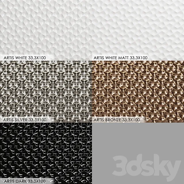 Ceramic tiles VENIS ARTIS 3DModel Ceramic tiles VENIS ARTIS 3DModel
