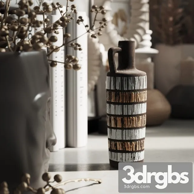 Ceramic Vase 10 3D Model Download