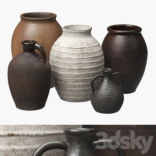 Ceramic vases 3DModel