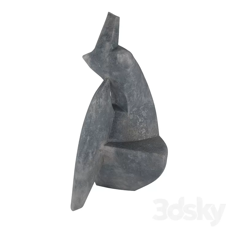 Ceramic Woman Decor 3D Model