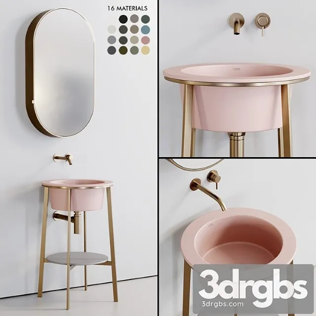 Ceramica Cielo Catino Tondo Washbasin 2 3D Model Download