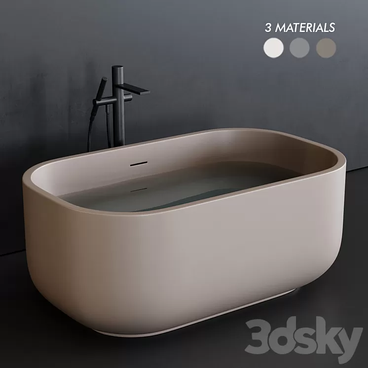 Ceramica Cielo Dafne art. Dabat bathtub 3D Model