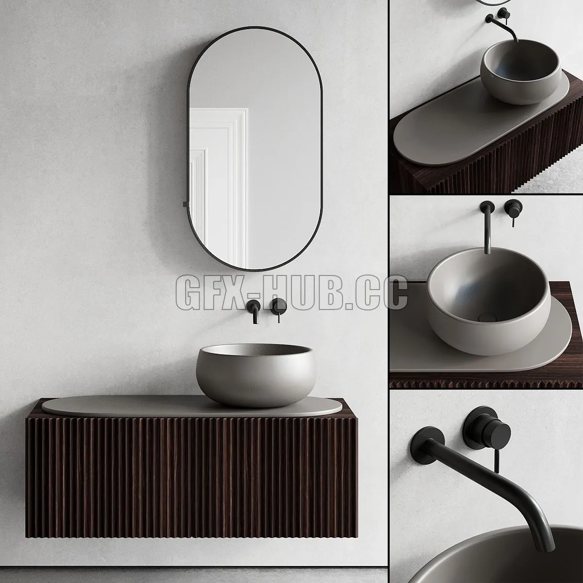 Ceramica Cielo Delfo Set 3 3D Model