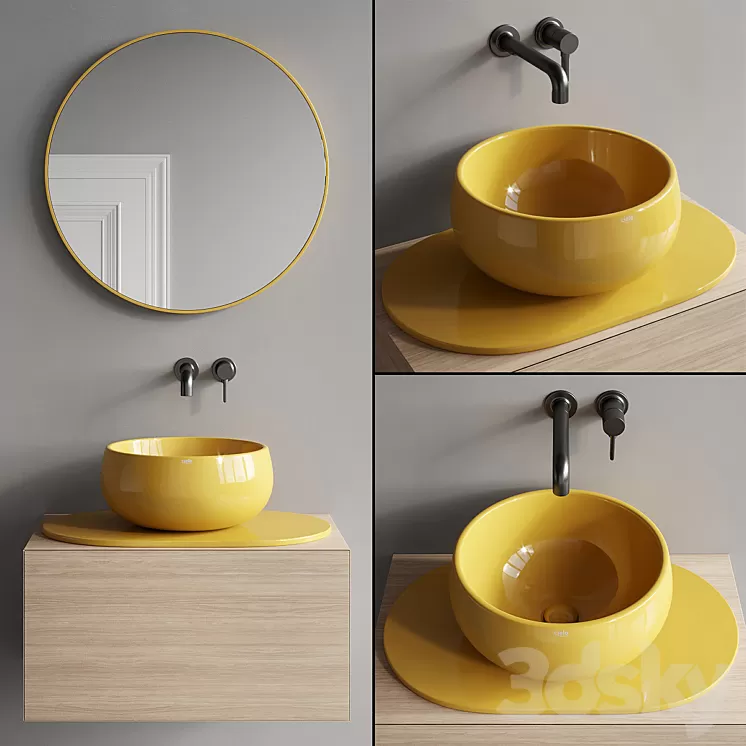 Ceramica Cielo Delfo Set 5 3D Model Free Download