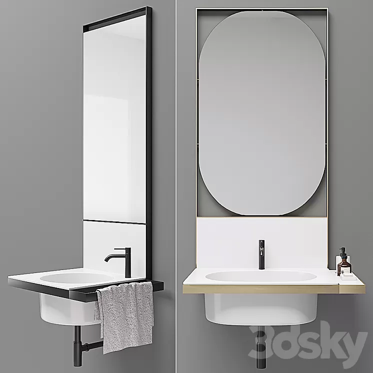 Ceramica Cielo Elle set 3D Model