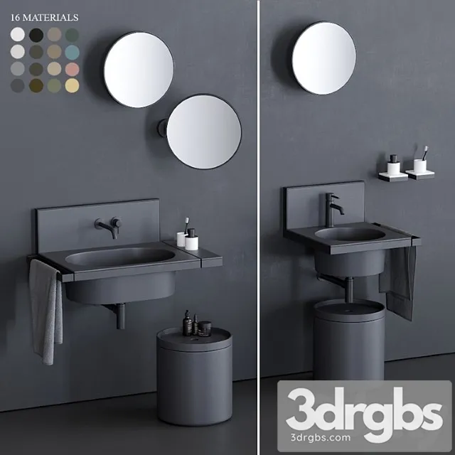 Ceramica Cielo Elle Washbasin 2 3D Model Download Ceramica Cielo Elle Washbasin 2 3D Model Download