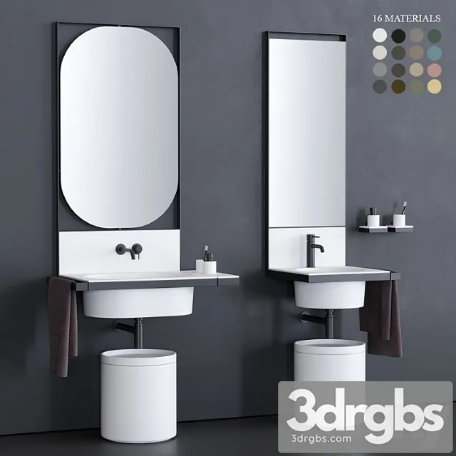 Ceramica Cielo Elle Washbasin 3D Model Download Ceramica Cielo Elle Washbasin 3D Model Download
