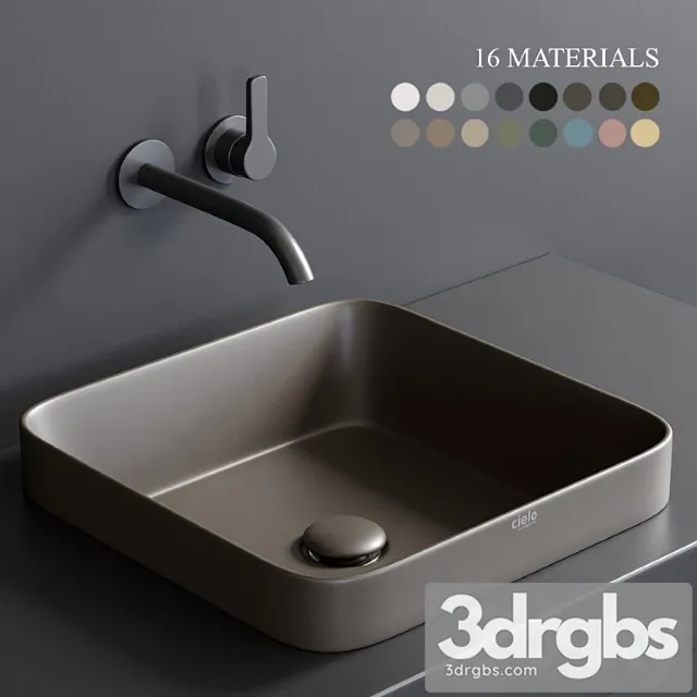 Ceramica Cielo Enjoy 40 Rectangular Washbasin 3D Model Download Ceramica Cielo Enjoy 40 Rectangular Washbasin 3D Model Download