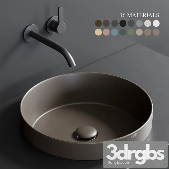 Ceramica Cielo Enjoy 40 Washbasin 3D Model Download Ceramica Cielo Enjoy 40 Washbasin 3D Model Download