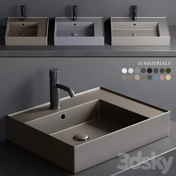 Ceramica Cielo Enjoy e Amedeo Washbasin 3D Model