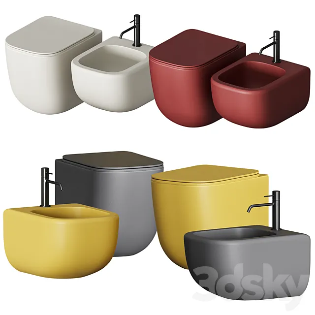 Ceramica Cielo ERA WC 3DModel