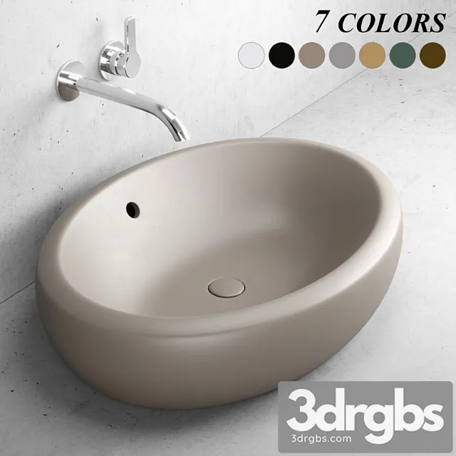 Ceramica Cielo Fluid Washbasin 3D Model Download Ceramica Cielo Fluid Washbasin 3D Model Download