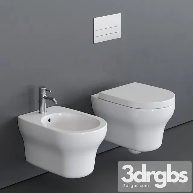 Ceramica Cielo Jo Wall Hung Wc 3D Model Download