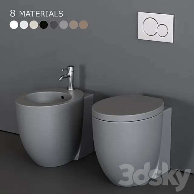 Ceramica Cielo Le Giare WC 3D Model