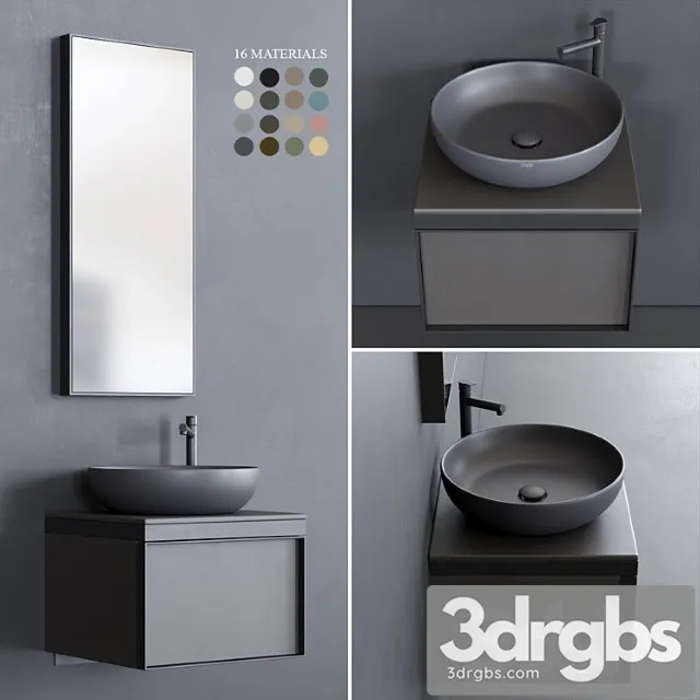 Ceramica Cielo Multiplo Set 4 3D Model Download