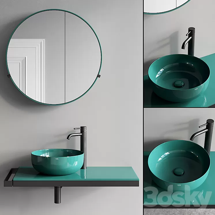 Ceramica Cielo Multiplo Set 9 3D Model Free Download