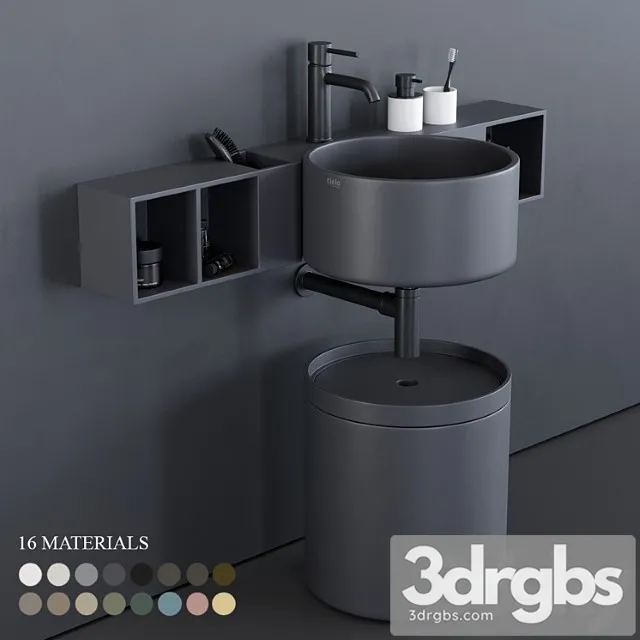 Ceramica Cielo Sella Washbasin 3D Model Download Ceramica Cielo Sella Washbasin 3D Model Download