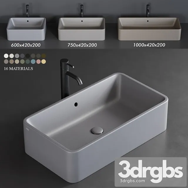 Ceramica Cielo Shui Countertop Washbasin 3D Model Download Ceramica Cielo Shui Countertop Washbasin 3D Model Download