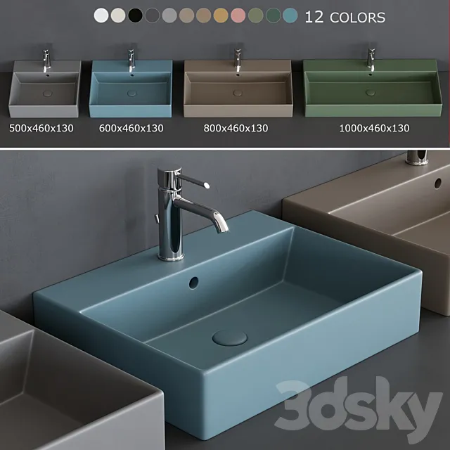 Ceramica Cielo Smile Wash Basin 3DModel Ceramica Cielo Smile Wash Basin 3DModel