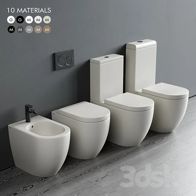 Ceramica Cielo Smile WC 3DModel