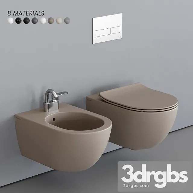 Ceramica Flaminia App Wall Hung Wc 3D Model Download