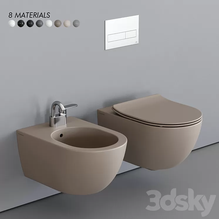 Ceramica Flaminia App Wall-Hung WC 3D Model