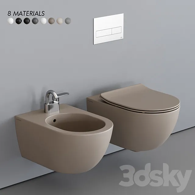 Ceramica Flaminia App Wall-Hung WC 3DModel