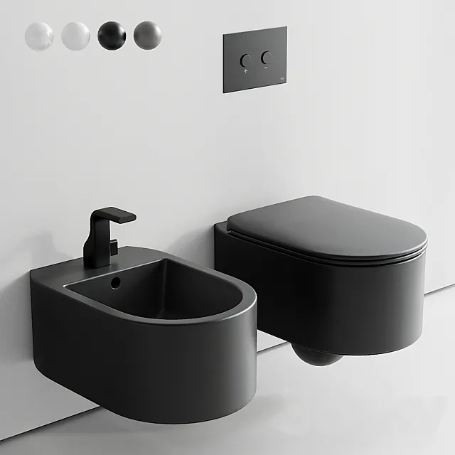 Ceramica Flaminia Astra Wall-Hung WC 3D Model