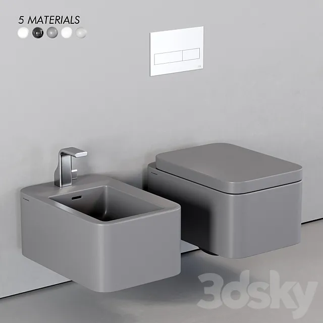 Ceramica Flaminia Nile Wall-Hung WC 3DModel