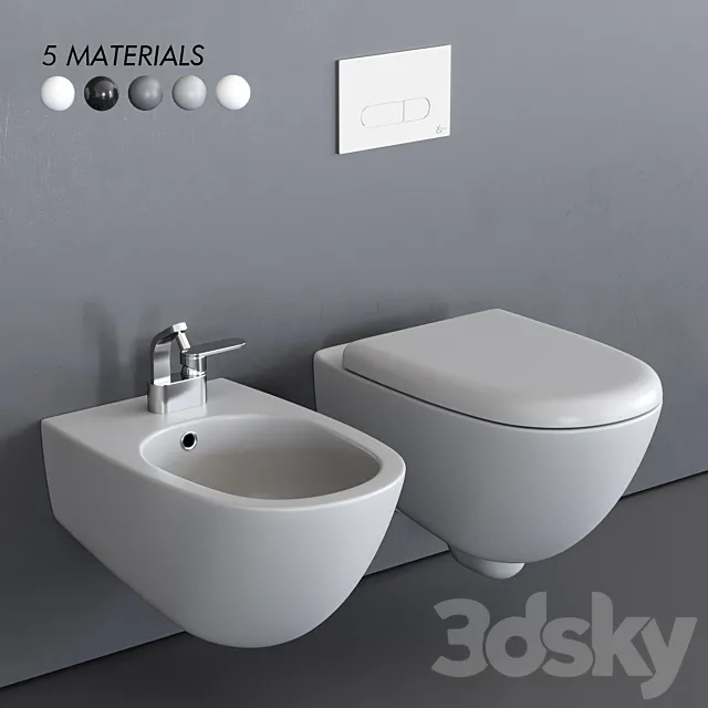 Ceramica Flaminia Spin Wall-Hung WC 3D Model