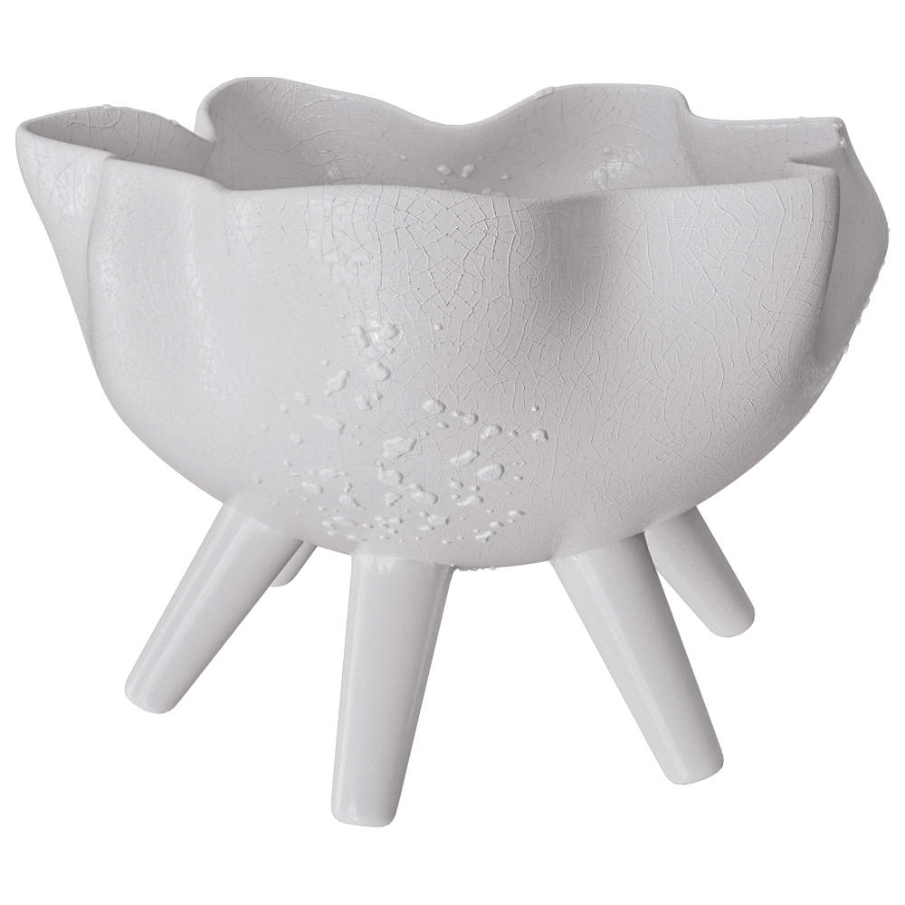 Ceramum – Bowl “On legs” small complex color 3D Model