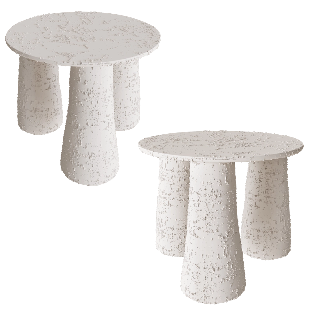 Ceramum – Low table Elephant legs 3D Model Ceramum – Low table Elephant legs 3D Model