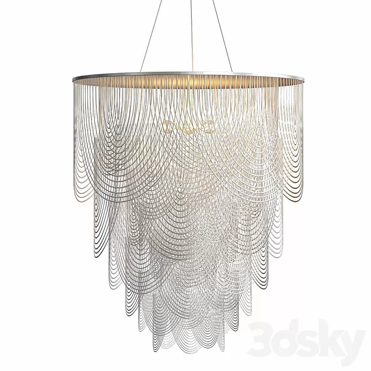 Ceremony Chandelier by Slamp 3D Model Ceremony Chandelier by Slamp 3D Model