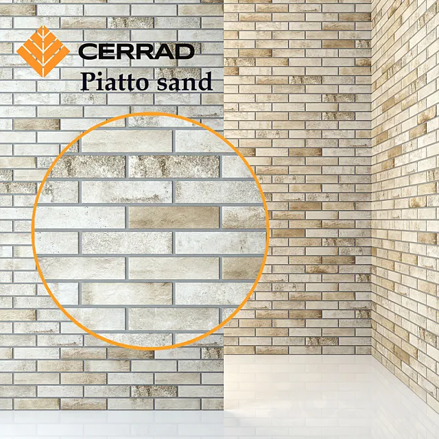 Cerrad Piatto sand tiles 3DModel Cerrad Piatto sand tiles 3DModel
