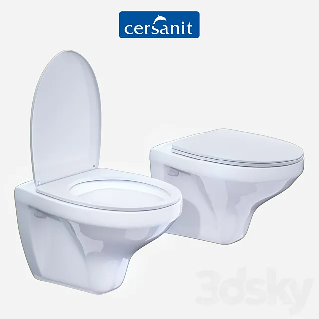 Cersanit “DELFI hanging toilet” 3DModel Cersanit “DELFI hanging toilet” 3DModel