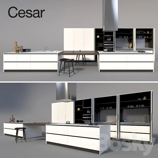 Cesar Arredamenti MAXIMA 2.2 – composition 1 3D Model