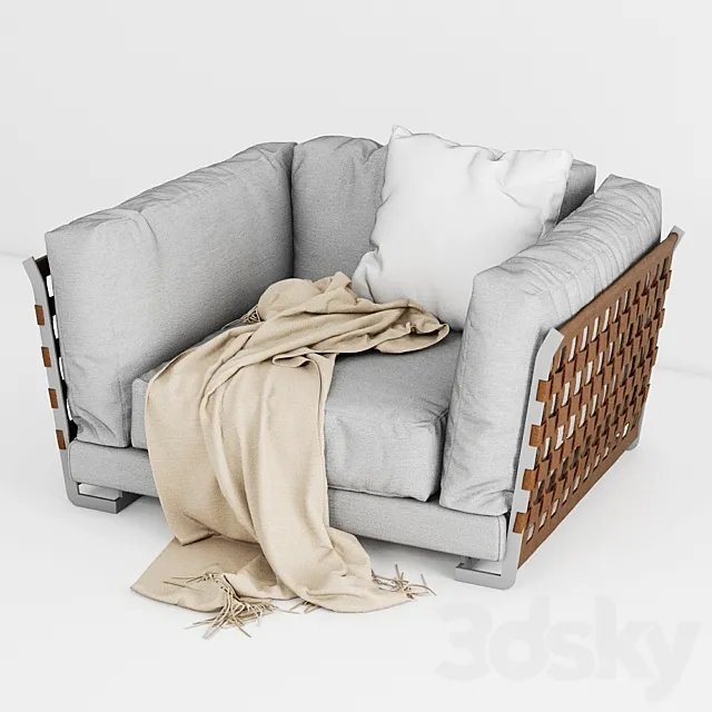 Cestone Chair 3D Model