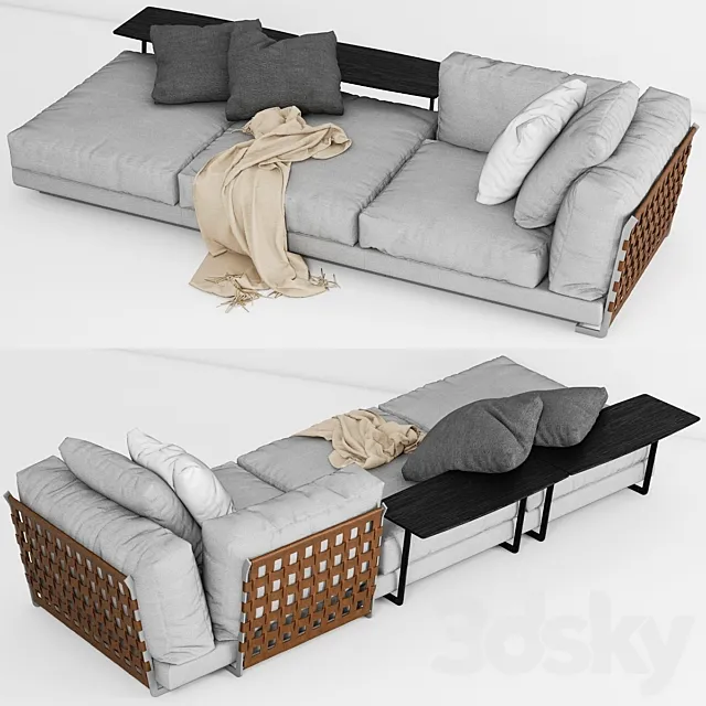 Cestone Sofa 03 3D Model