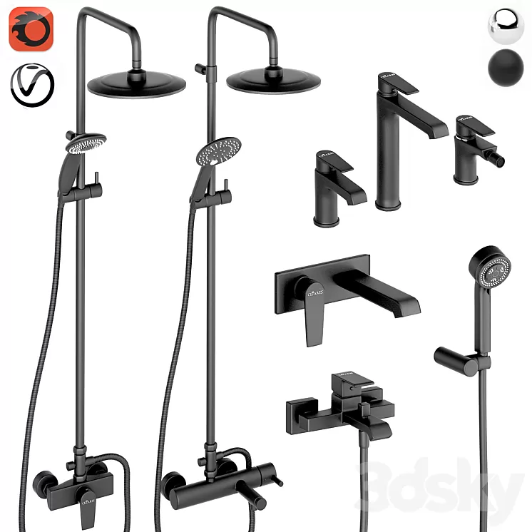 Cezares set 02 3D Model