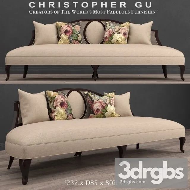 CG Feraud Sofa 3D Model Download CG Feraud Sofa 3D Model Download