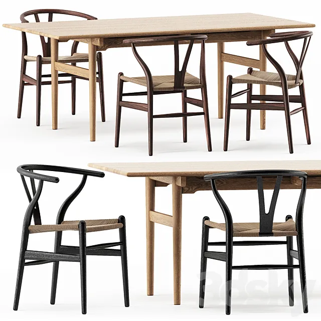 CH24 CH327 by Carl Hansen & Son 3D Model