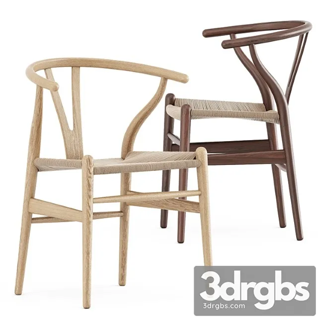 CH24 Wishbone Chair by Carl Hansen 3D Model Download