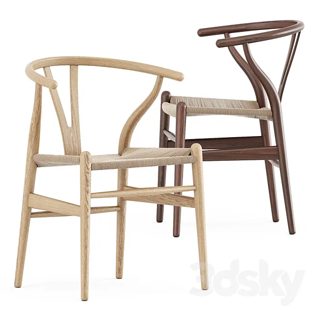 CH24 Wishbone chair by Carl Hansen 3DModel