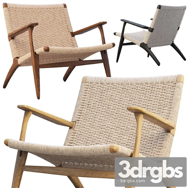 Ch25 lounge chair (4 colors) 3D Model Download Ch25 lounge chair (4 colors) 3D Model Download
