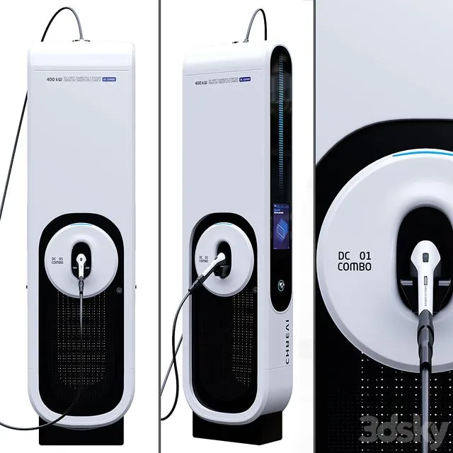 Chaevi Ultra Fast Ev Charger 3D Model