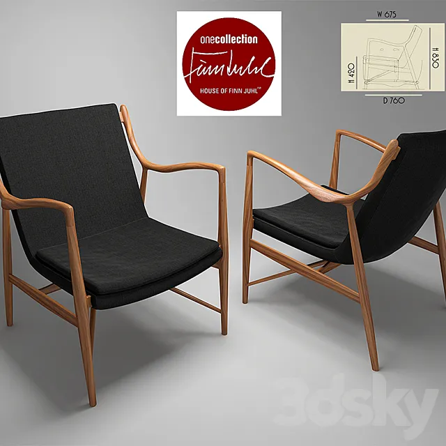 Chair 45 3DModel Chair 45 3DModel