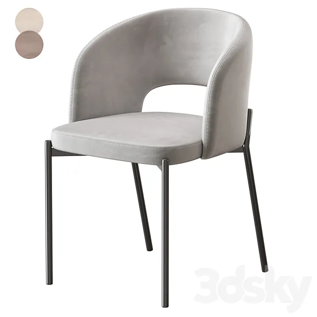 Chair Agnes M-city 3D Model