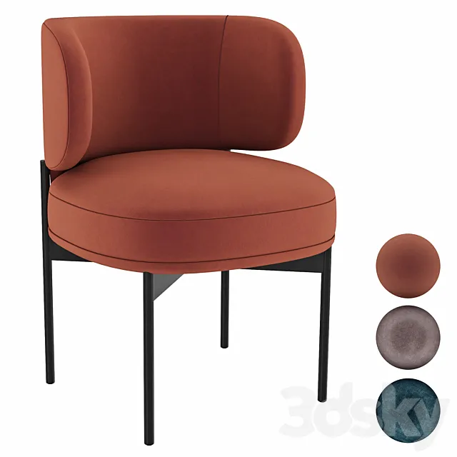 Chair Akiko 3D Model Chair Akiko 3D Model