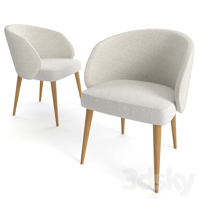 Chair Alissa A970C 3D Model